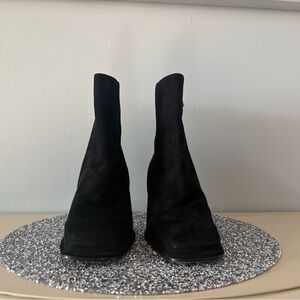 Sam Edelman Black Suede Ankle Booties